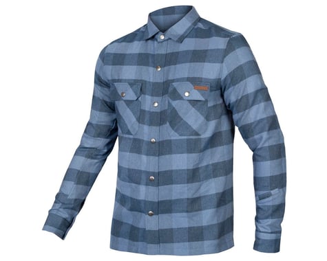 Endura Hummvee Flannel Shirt (Electric Blue) (XL)